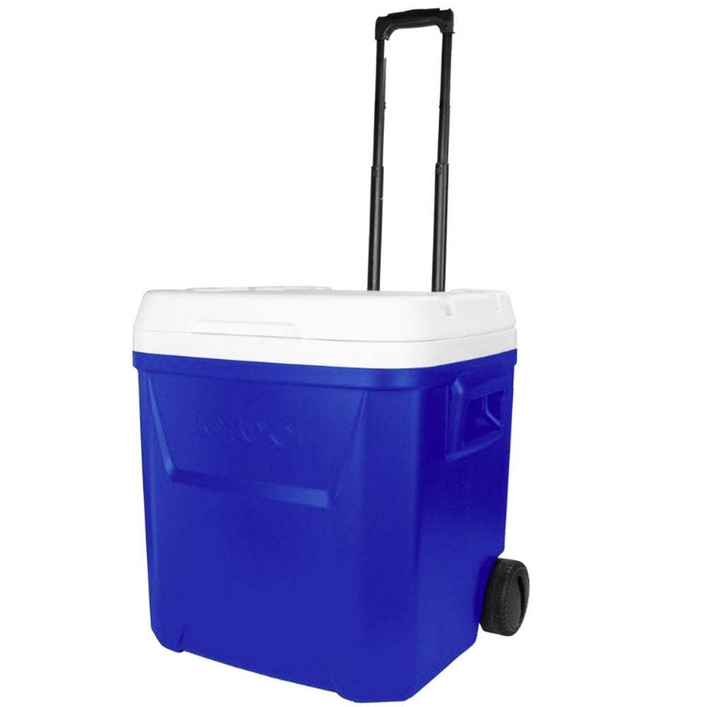 IGLOO LAGUNA 60 Qt Roller Cooler (Blue)