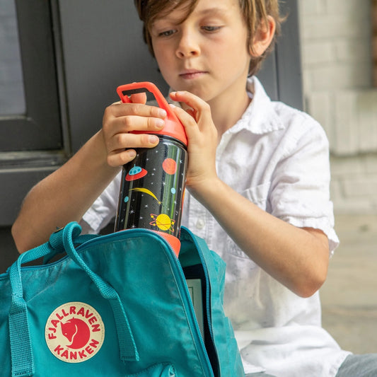 ECOVESSEL THE FROST - Insulated Stainless Steel Kids Water Bottle With Straw - 12 oz