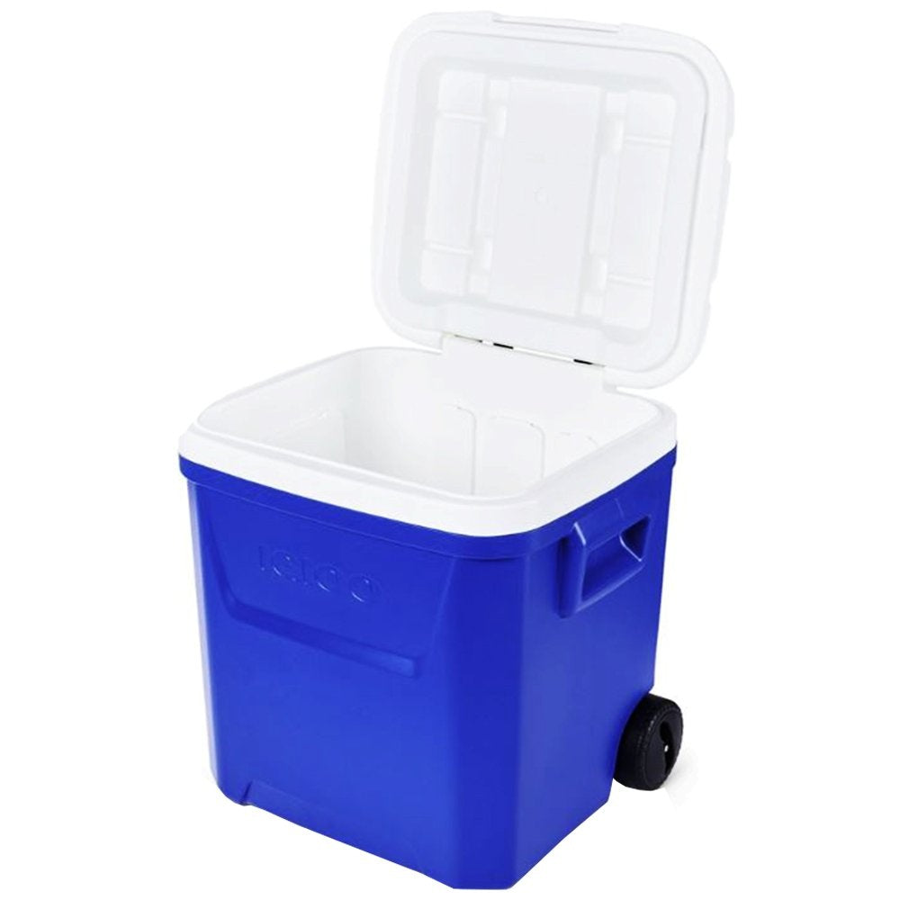 IGLOO LAGUNA 60 Qt Roller Cooler (Red)