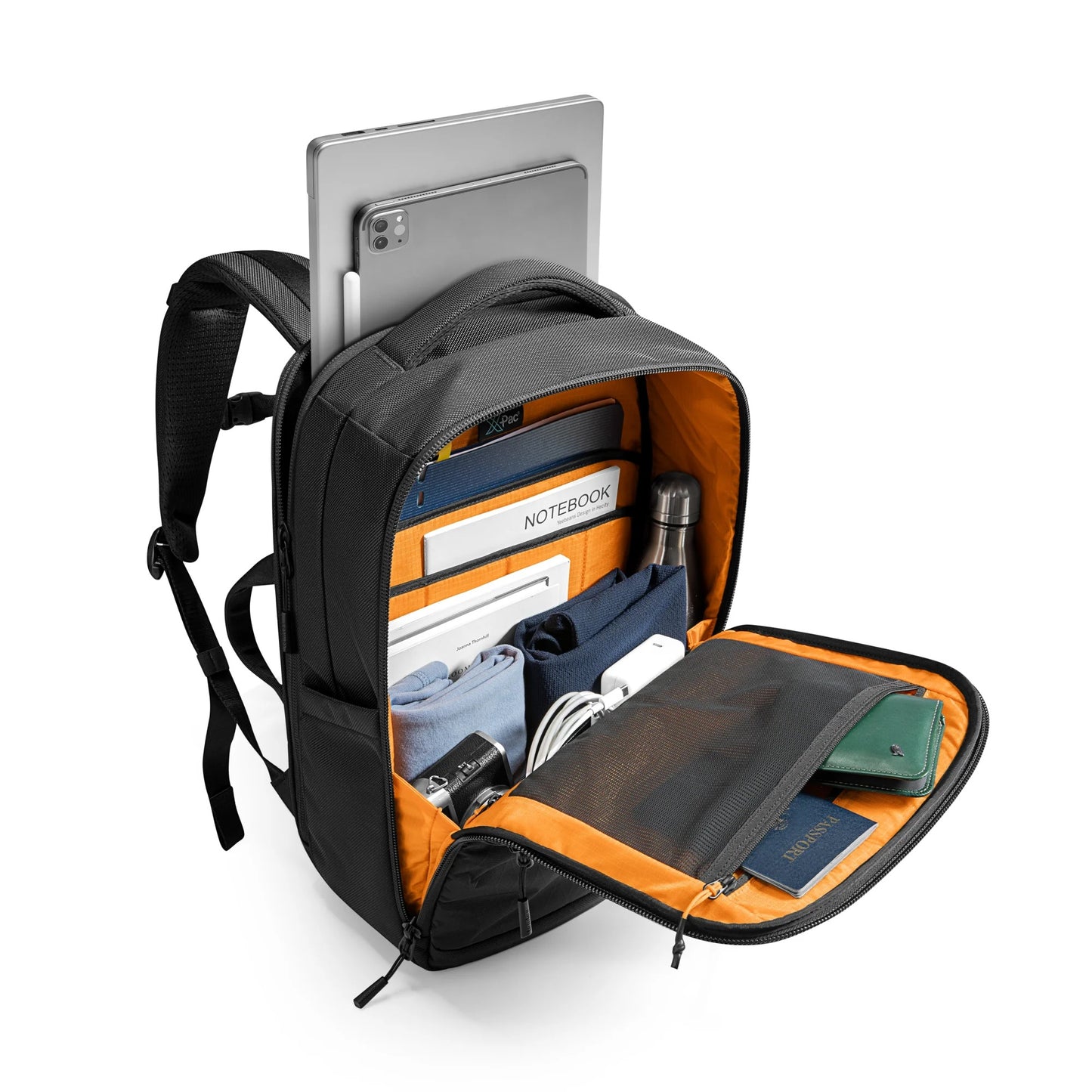 Tomtoc TechPack-T73 X-Pac Laptop Backpack | Laptop Bag (Black)