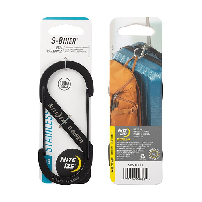 NITE IZE S-BINER STAINLESS STEEL DUAL CARABINER #5