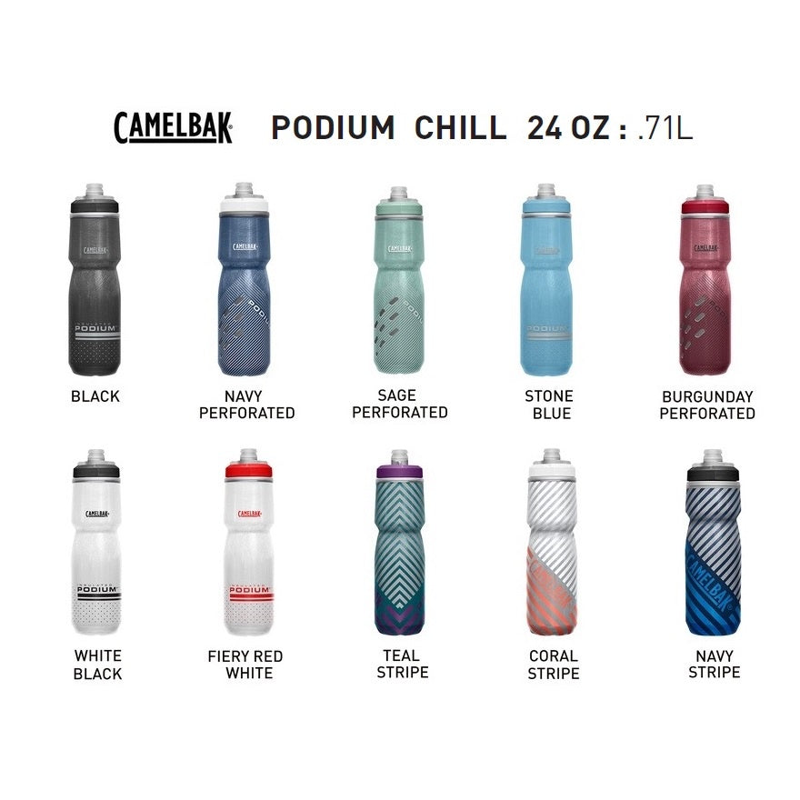 CAMELBAK PODIUM CHILL 24 OZ BIKE BOTTLE, INSULATED