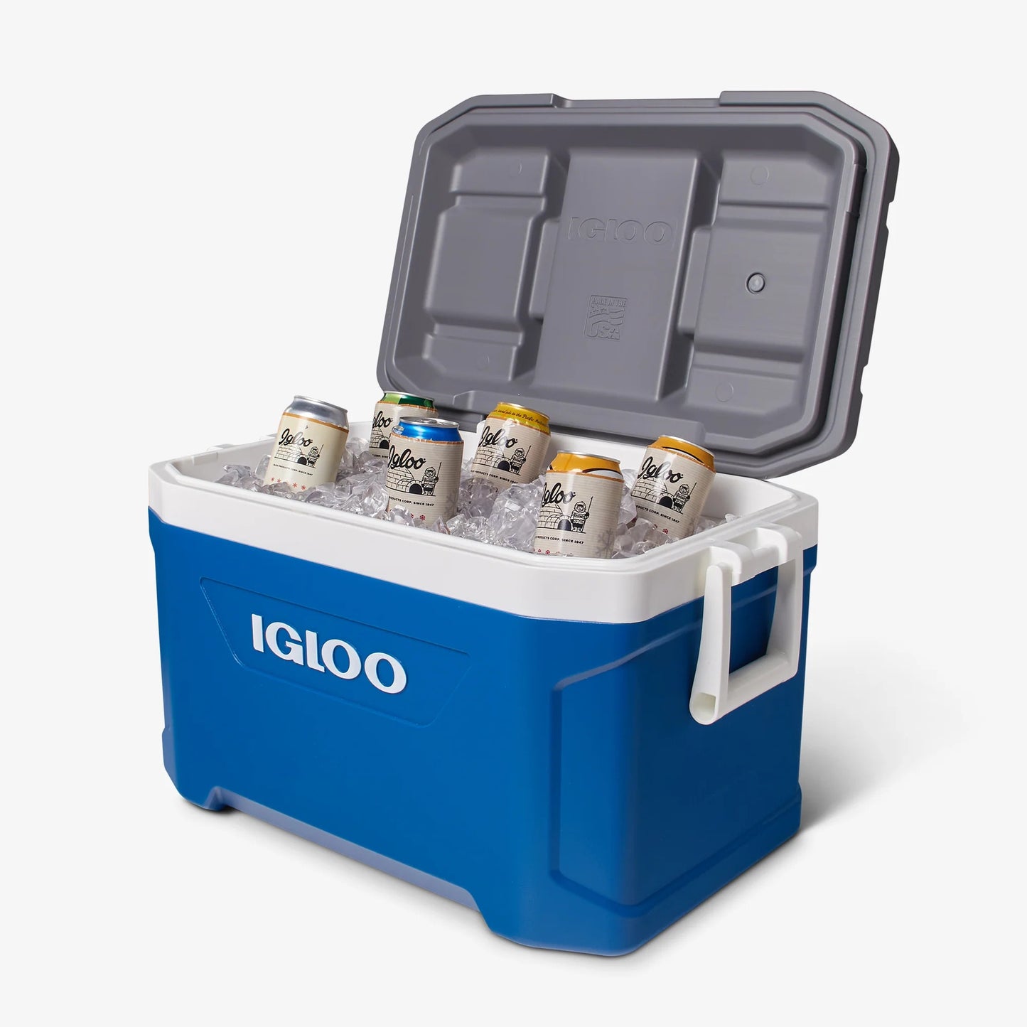 IGLOO Latitude 52 Qt Cooler (Blue)