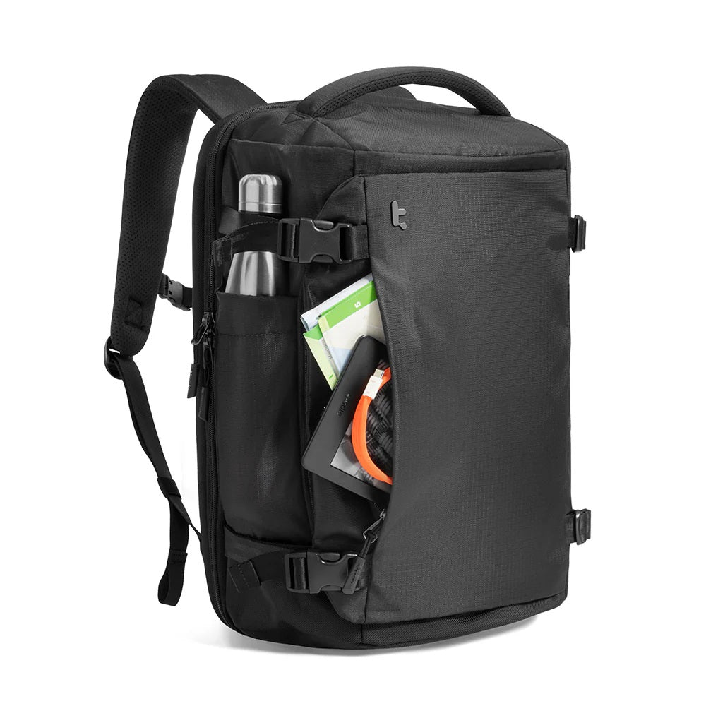Tomtoc Navigator-T66 Liteway Travel Laptop Backpack 28L | 40L (Black)