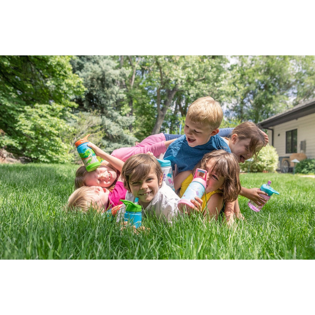 ECOVESSEL THE FROST - Insulated Stainless Steel Kids Water Bottle With Straw - 12 oz