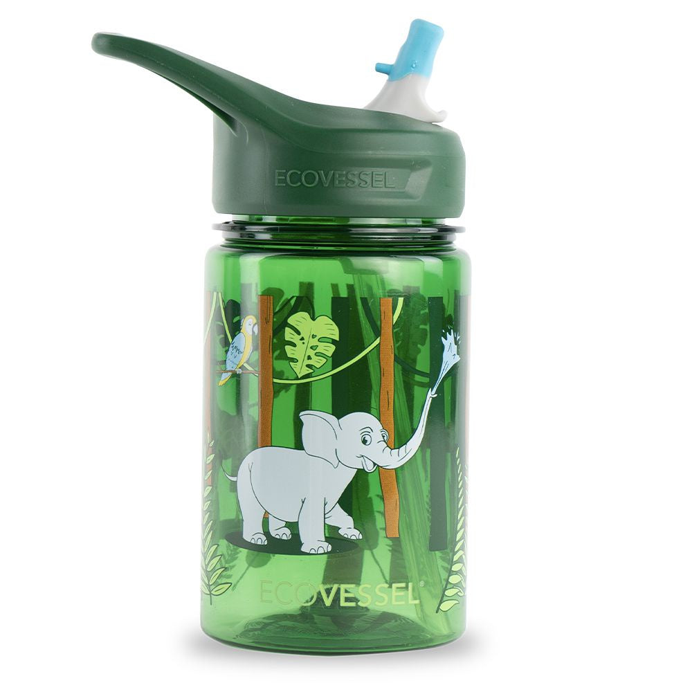 ECOVESSEL THE SPLASH - Kids Straw Water Bottle - 12 OZ