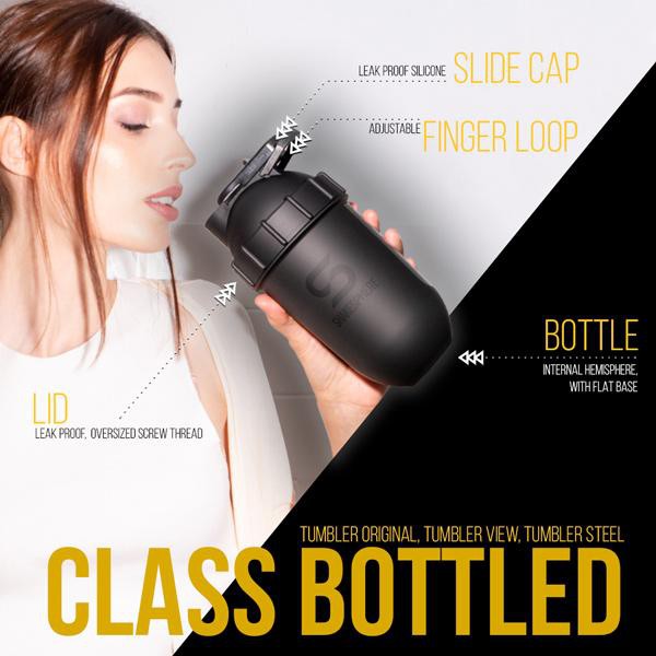 ShakeSphere Tumbler Double Wall Steel 700ml | Protein Shaker Bottle | Gym Bottle