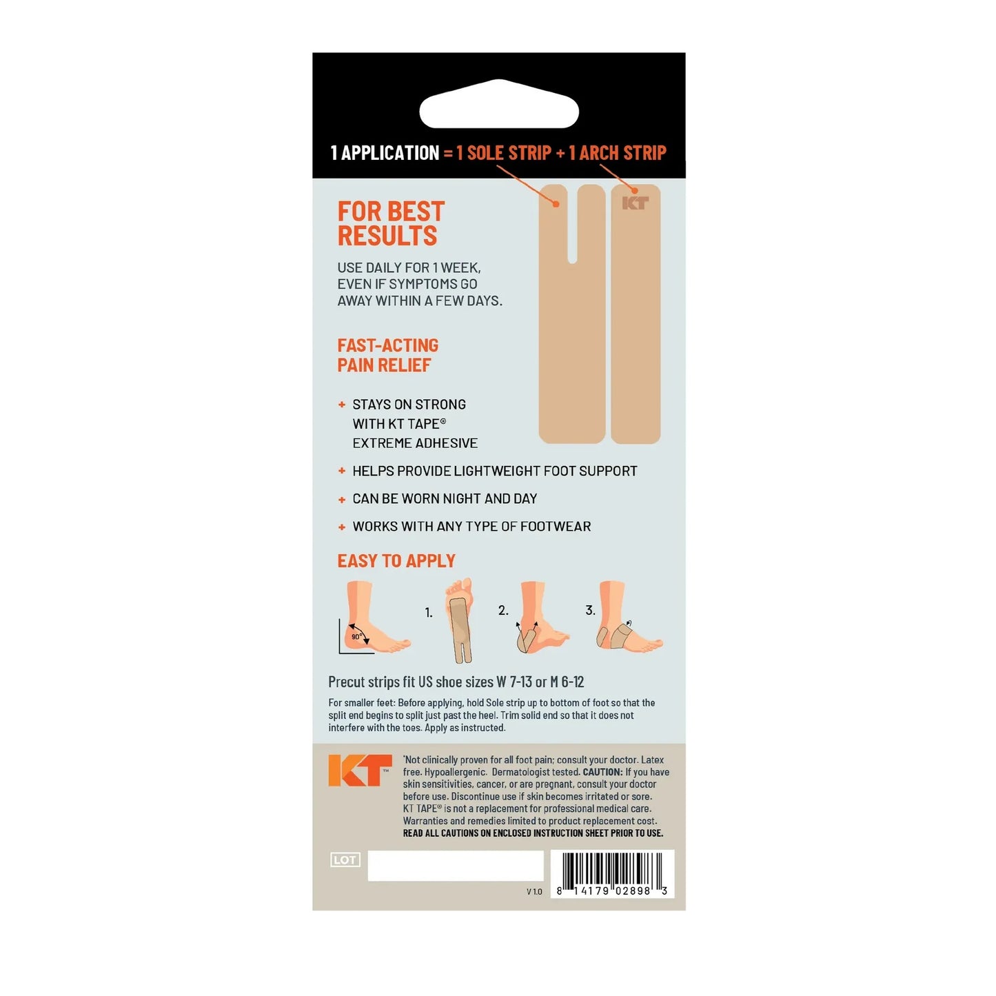 KT Health Plantar Fasciitis Tape | KT Tape | Plantar Fasciitis