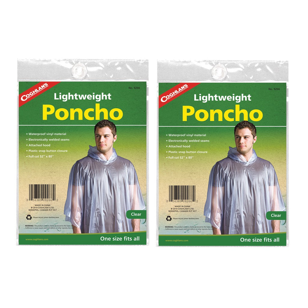 Coghlan's Lightweight Poncho (Set of 2)