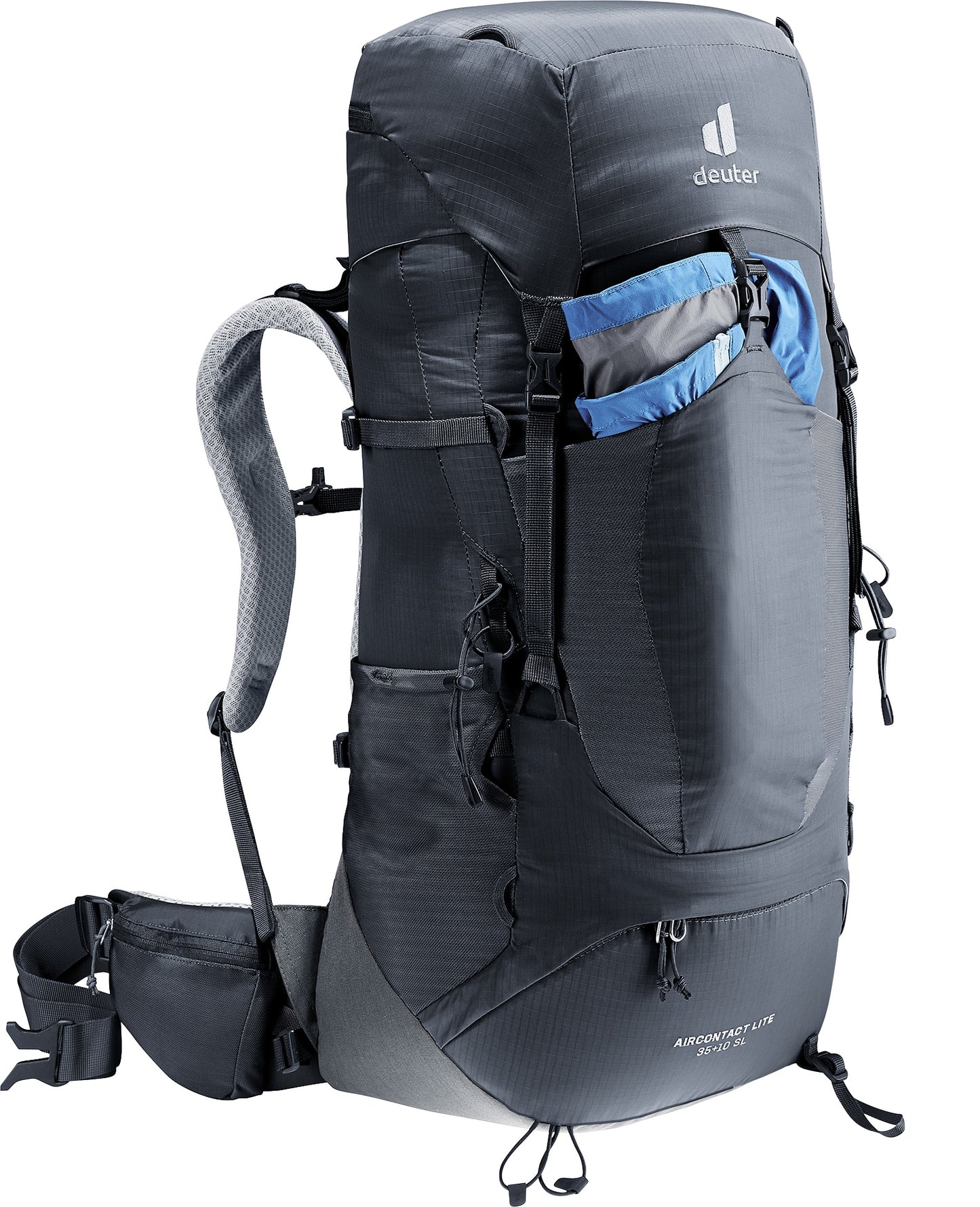 Deuter Aircontact Lite 35 + 10 SL | Trekking Backpack (Black-Graphite)
