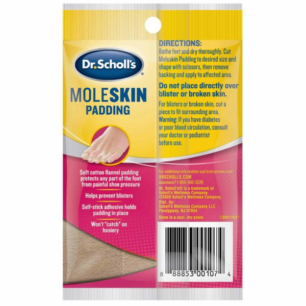 Dr.Scholl’s MOLESKIN PADDING