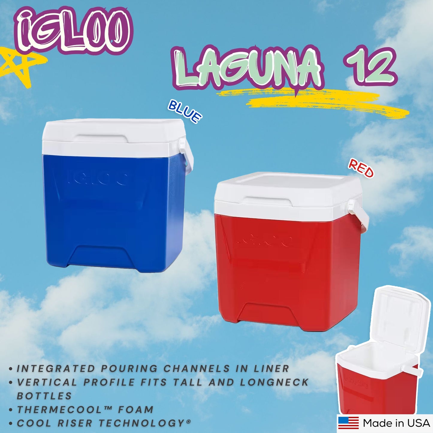 IGLOO LAGUNA 12 Cooler Box