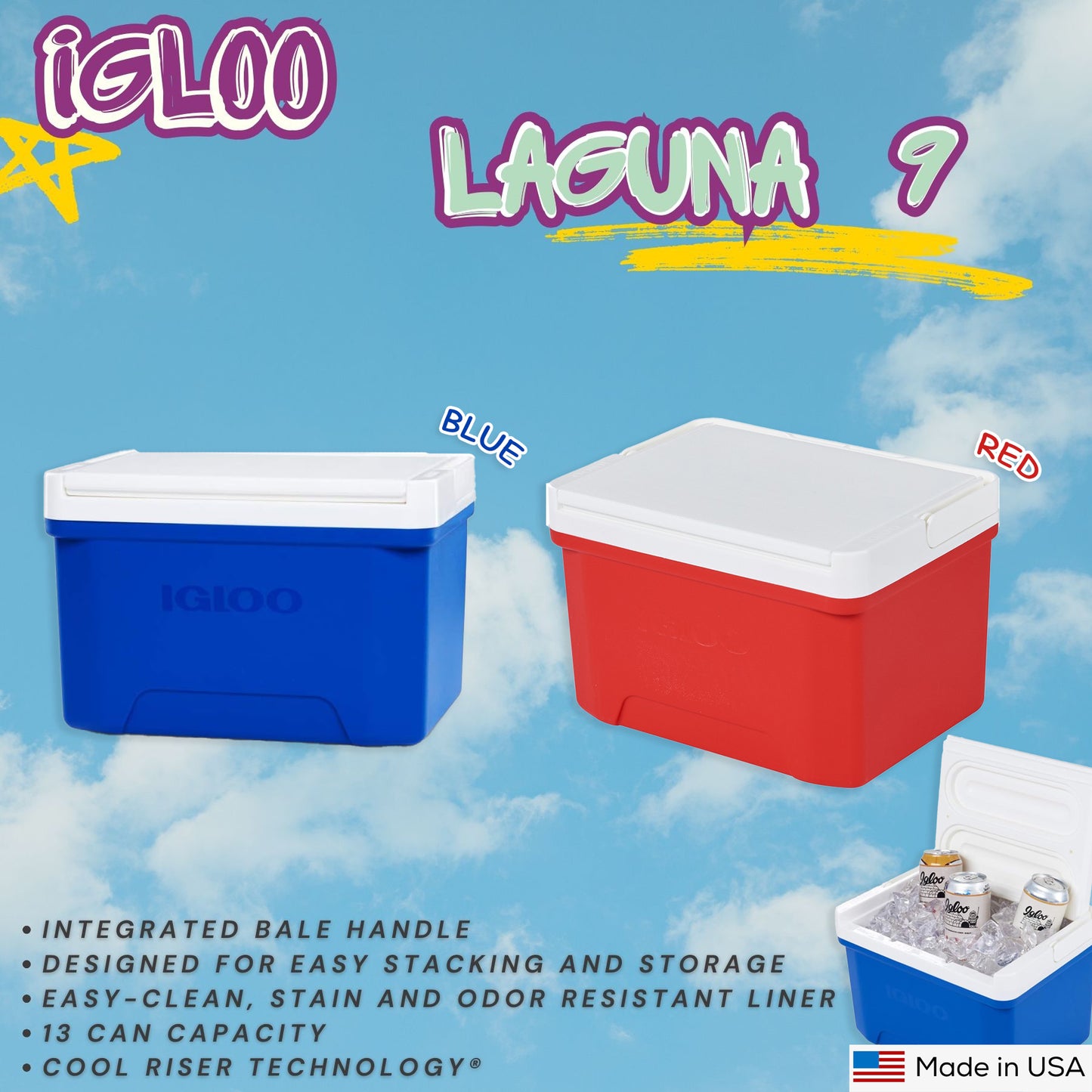 IGLOO LAGUNA 9 Cooler Box