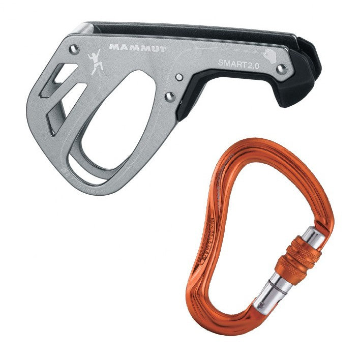 MAMMUT Smart 2.0 & KAILAS Blaze Screw Gate Carabiner Set
