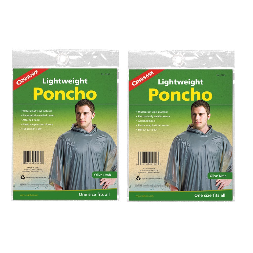 Coghlan's Lightweight Poncho (Set of 2)
