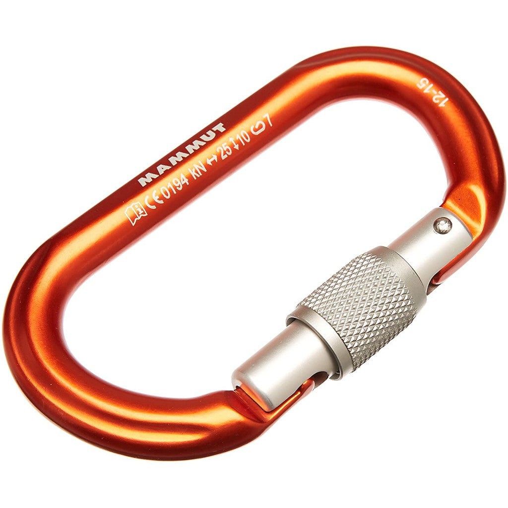MAMMUT Wall Oval Screw Gate (Orange)