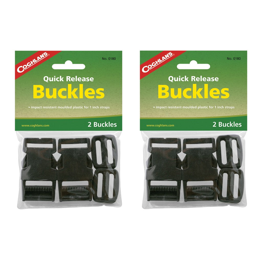 Coghlan's 1" Quick Release Buckles (2 Packs)