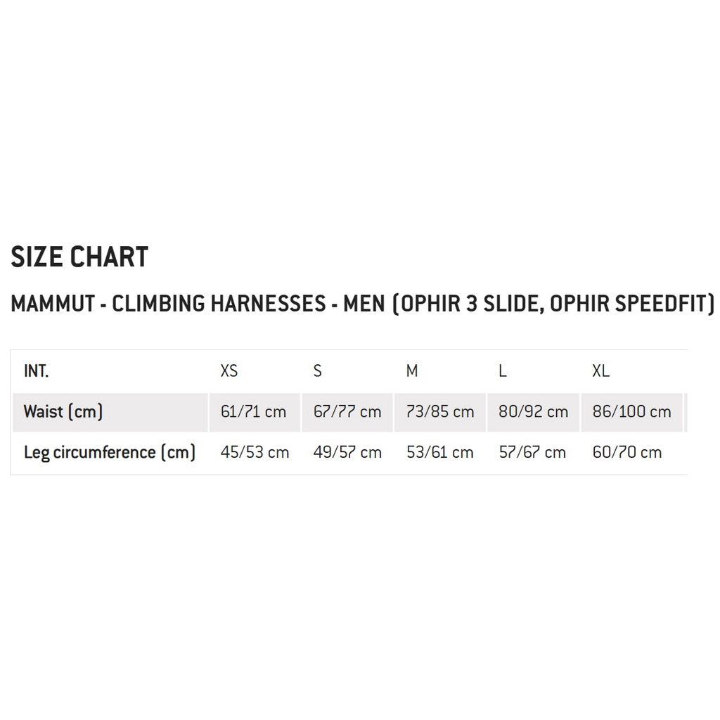 MAMMUT Ophir 3 Slide Men Harness