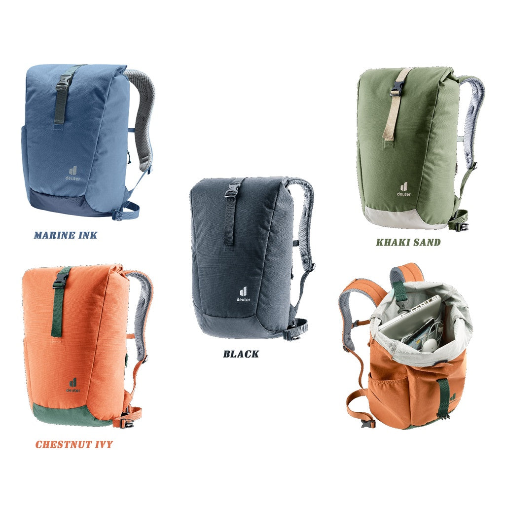DEUTER STEPOUT 22 LIFESTYLE DAYPACK (NEW) | Laptop Backpack | Ergonomic Design | 22 liters