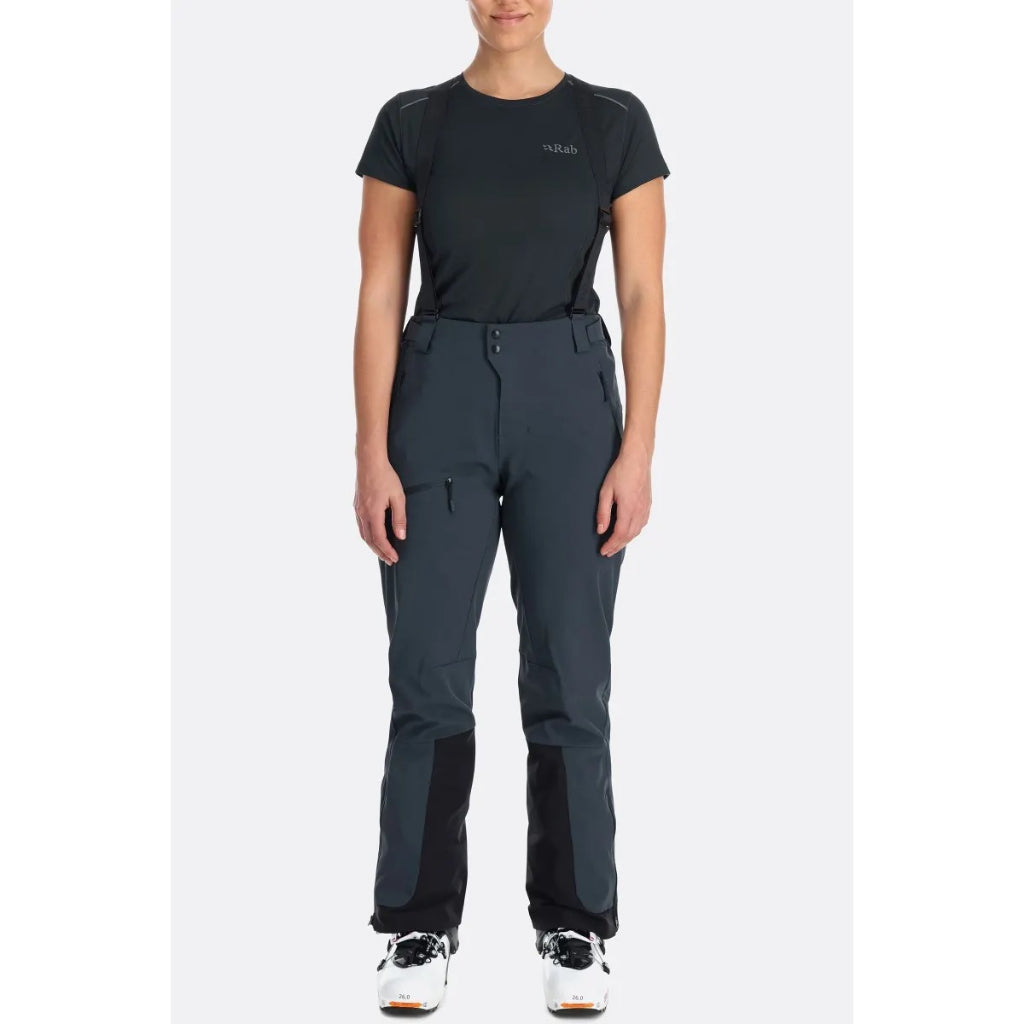 RAB Women's Khroma Ascendor Softshell Pants (Ebony)