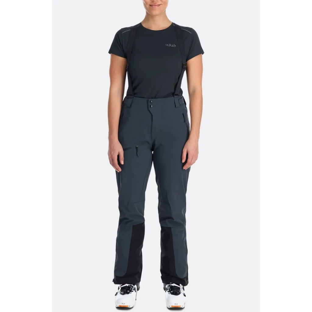 RAB Women's Khroma Ascendor Softshell Pants (Ebony)