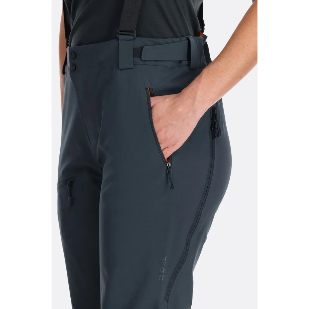 RAB Women's Khroma Ascendor Softshell Pants (Ebony)
