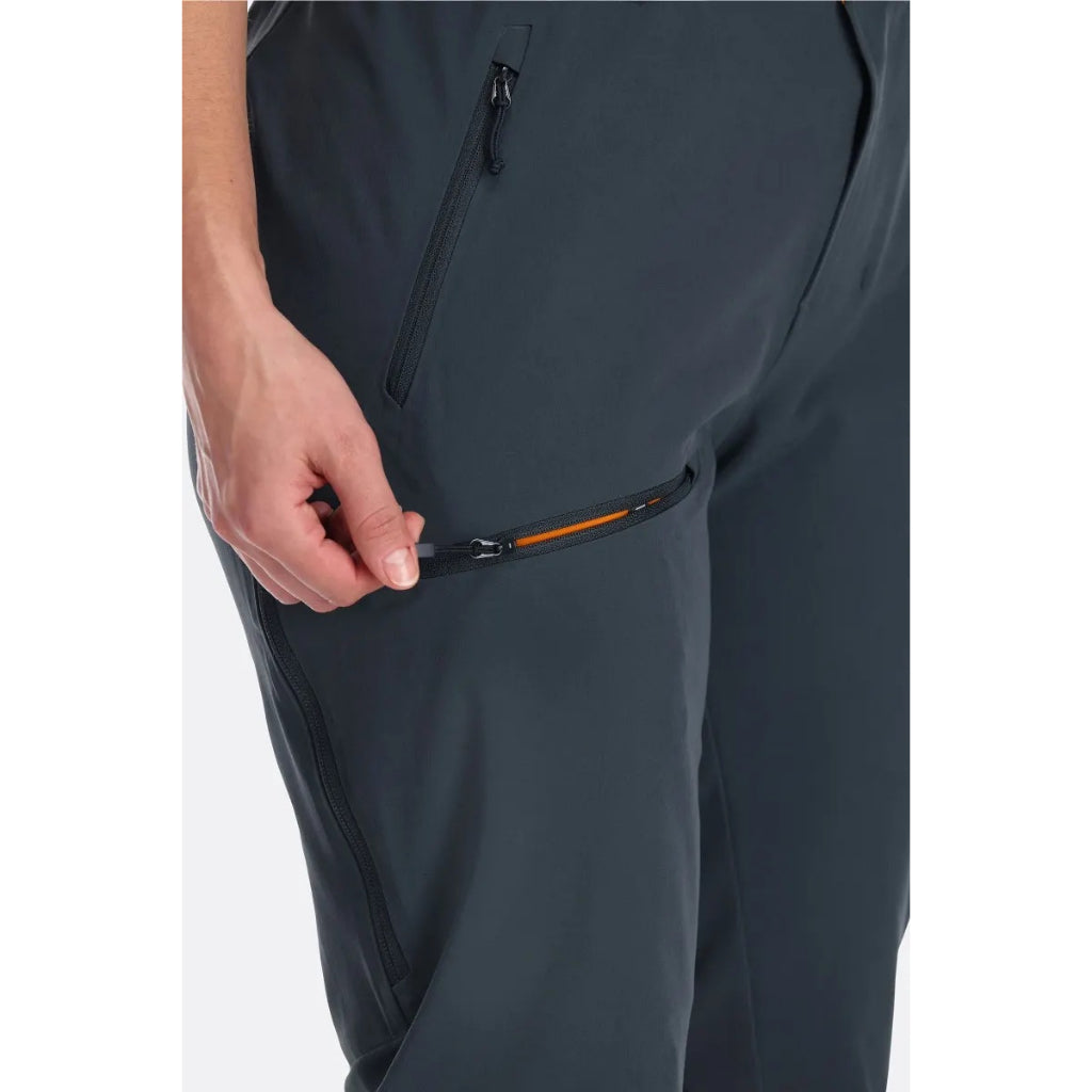 RAB Women's Khroma Ascendor Softshell Pants (Ebony)