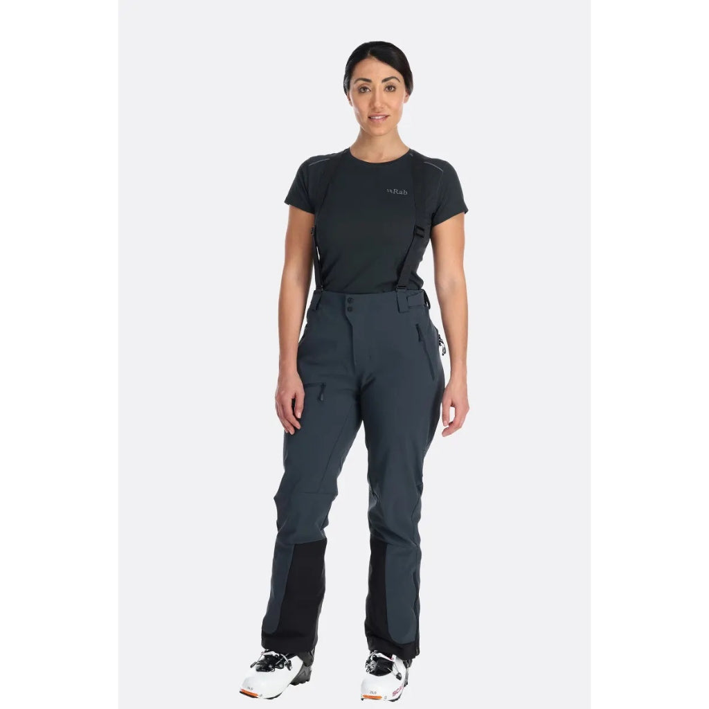 RAB Women's Khroma Ascendor Softshell Pants (Ebony)