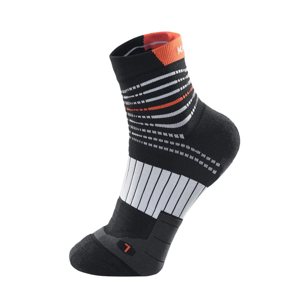 Kailas Low-cut Polygiene Women's Trail Running Socks (Black Gray)