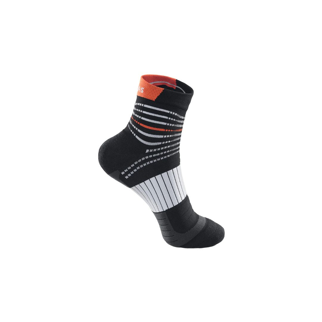 Kailas Low-cut Polygiene Women's Trail Running Socks (Black Gray)