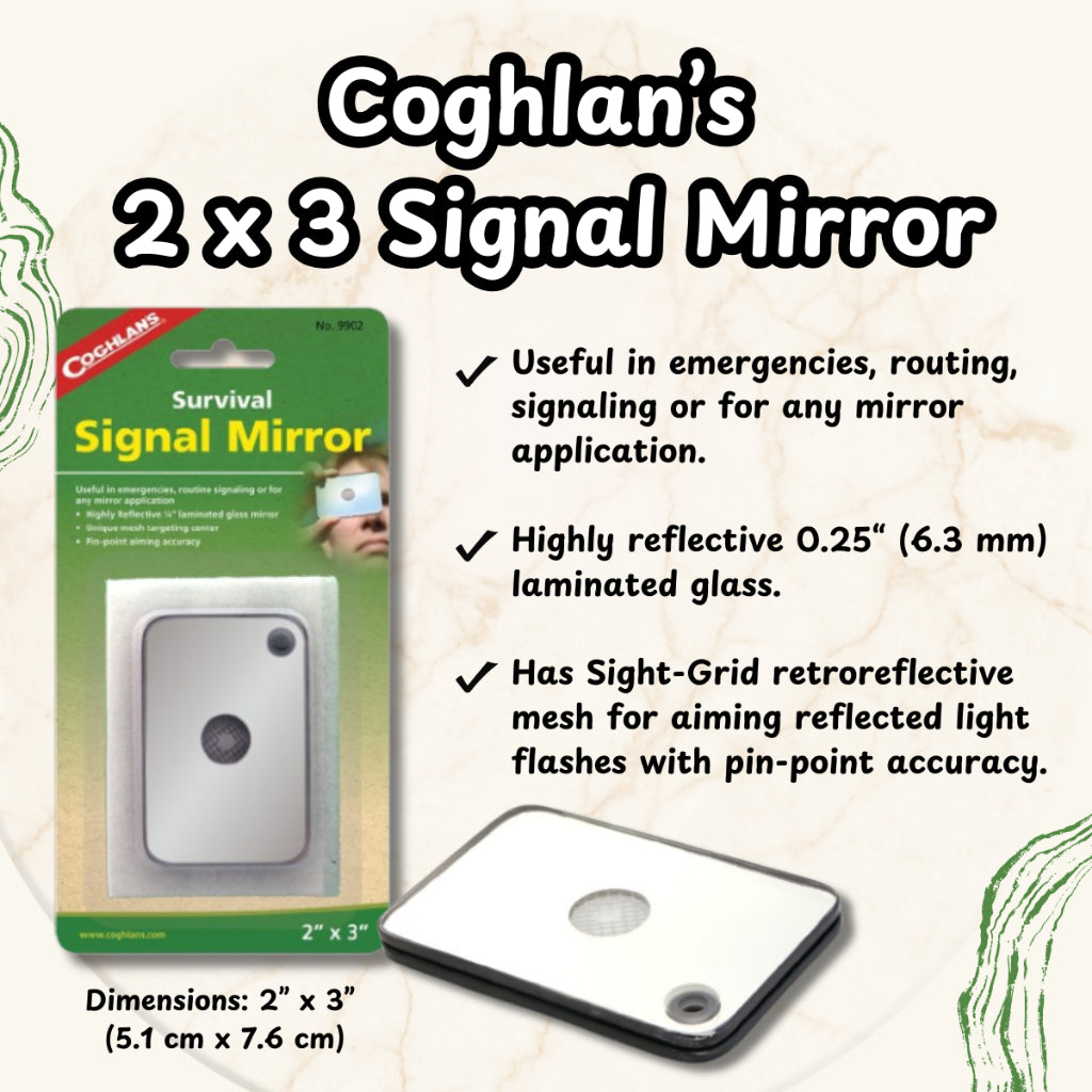 Coghlan's 2 x 3 Signal Mirror