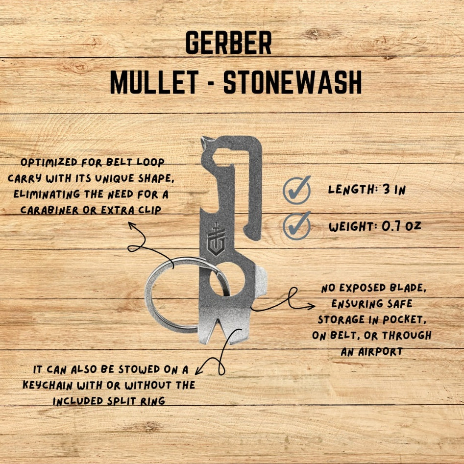 GERBER MULLET - STONEWASH