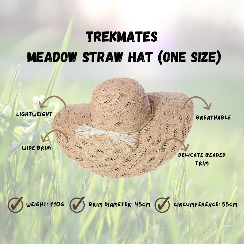 Trekmates Meadow Straw Hat (One Size)