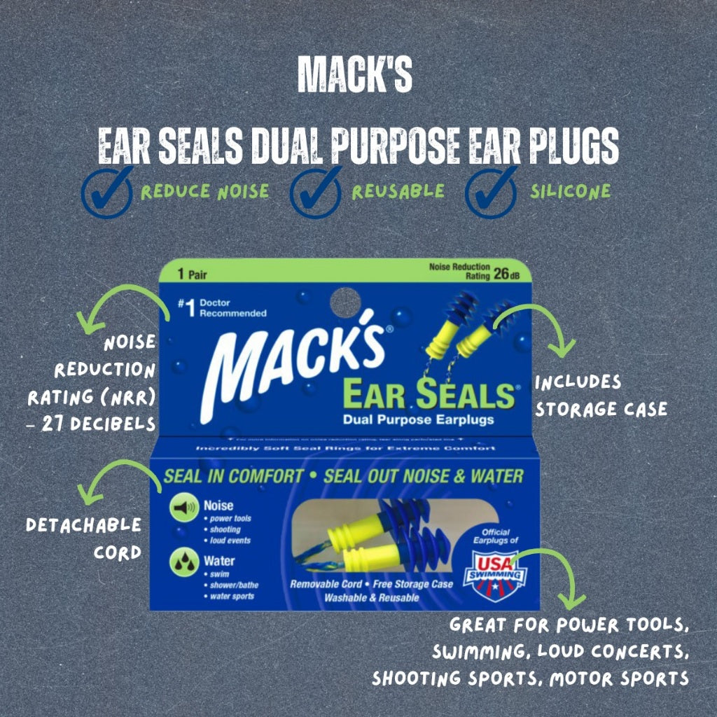 MACK'S Ear Seals® Dual Purpose Ear Plugs