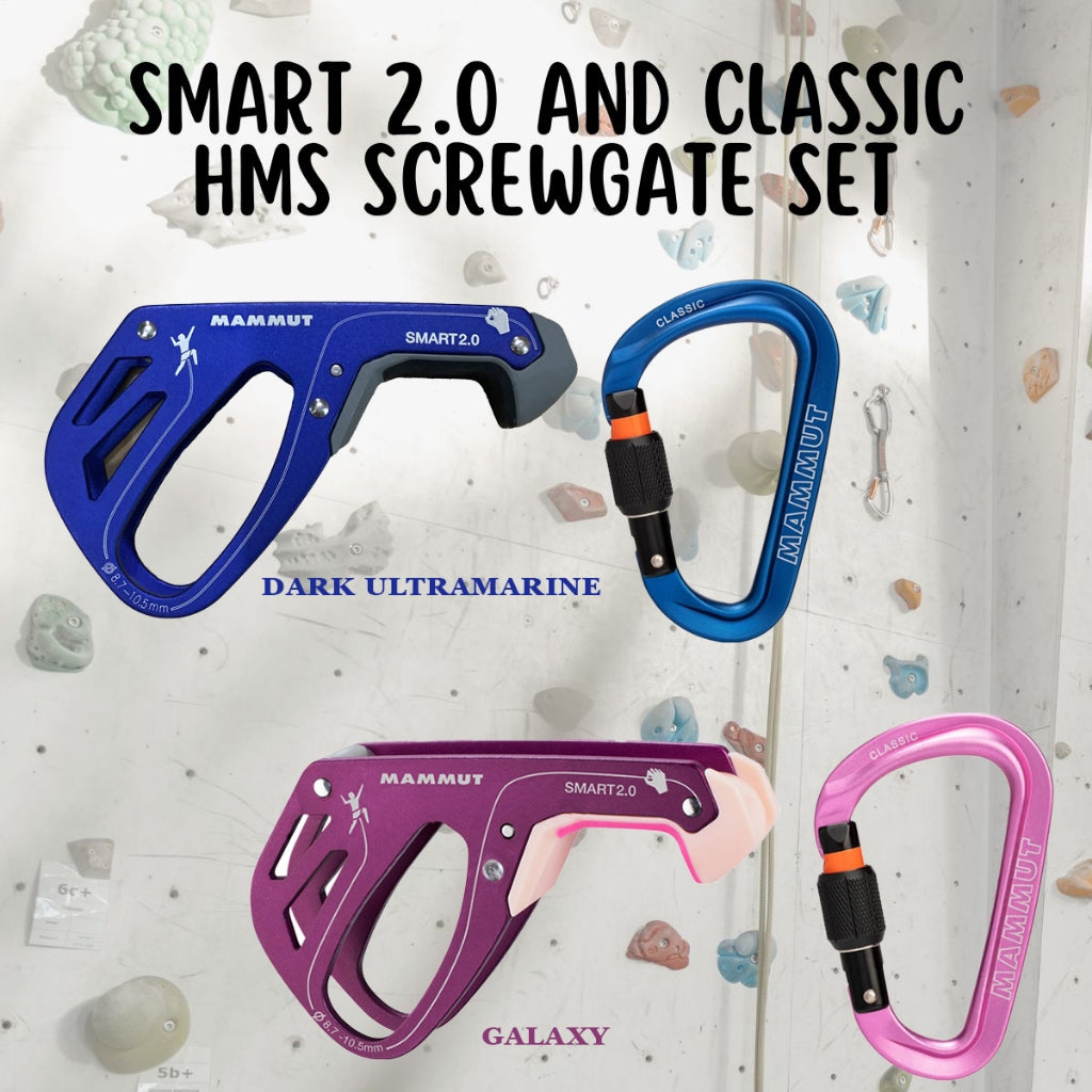 Mammut Smart 2.0 AND Classic HMS Screwgate Set