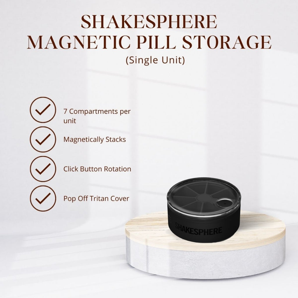 ShakeSphere Magnetic Pill Storage (SINGLE UNIT)