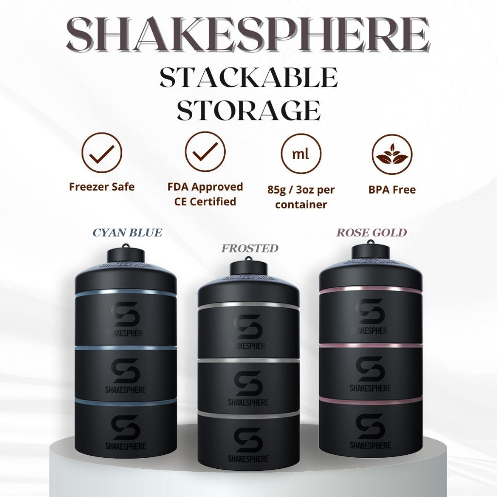 ShakeSphere Stackable Storage | Powder Container
