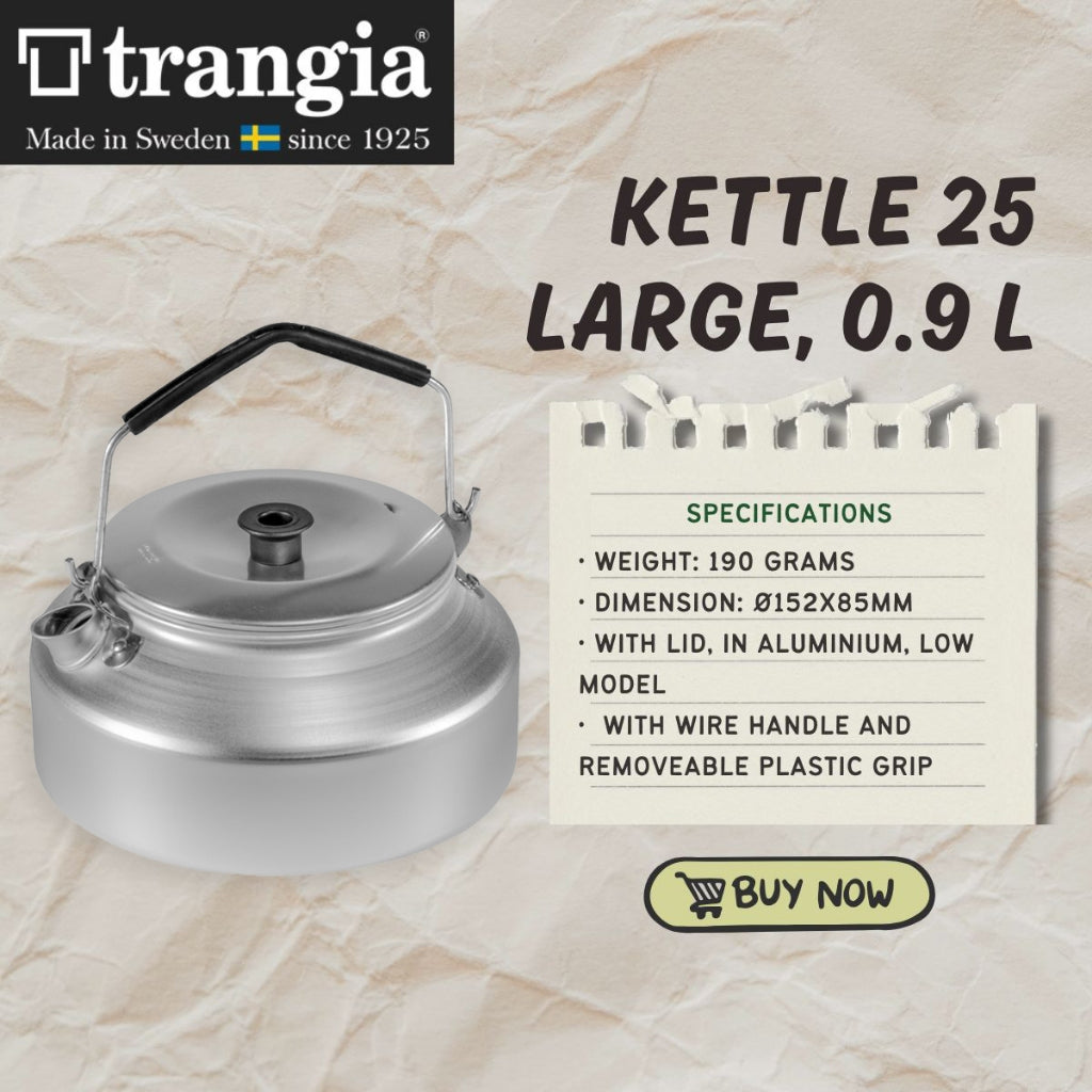 Trangia Kettle 25 Large, 0.9 L