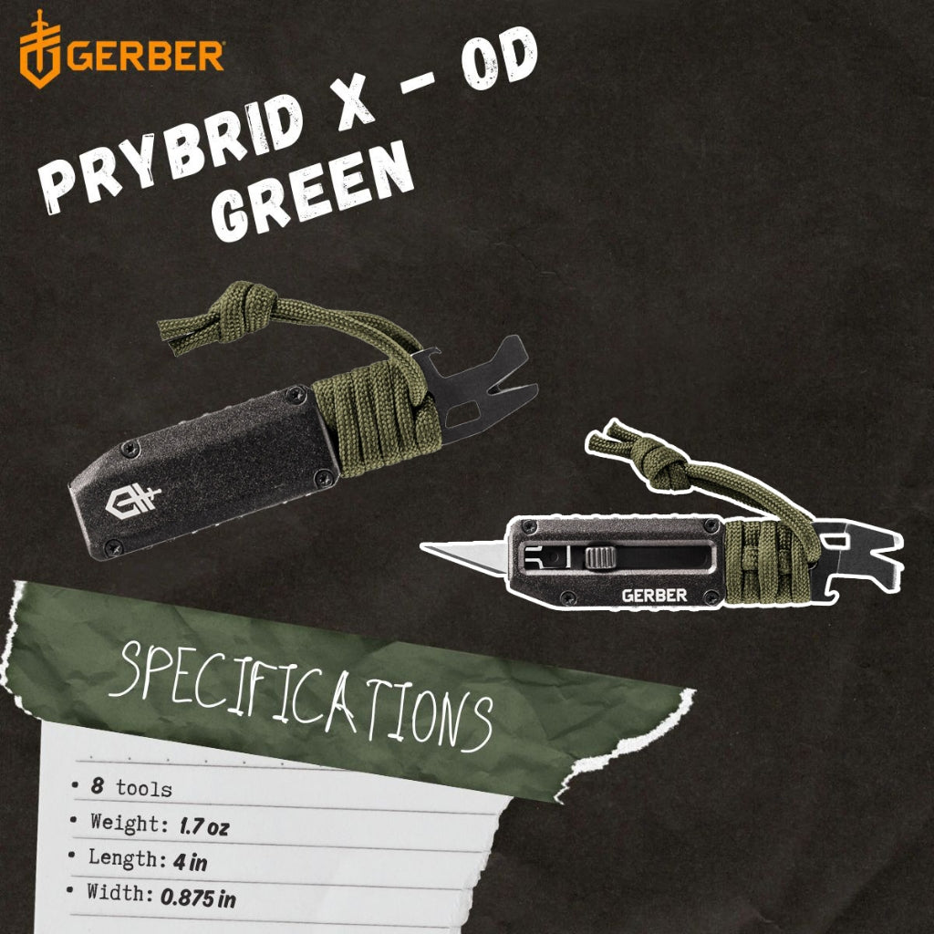 GERBER PRYBRID X - OD GREEN