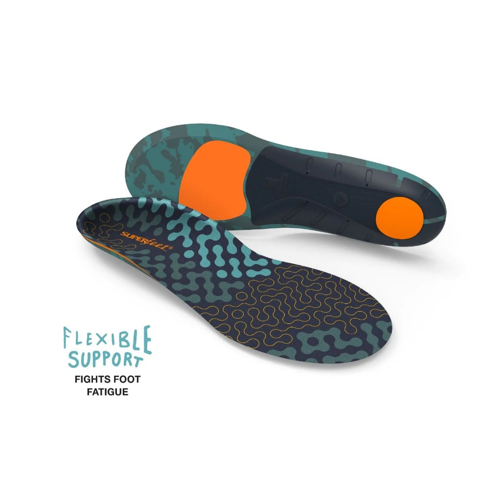 SUPERFEET ADAPT RUN MAX INSOLES (GREAT FOR RUNNING & WALKING SHOES)