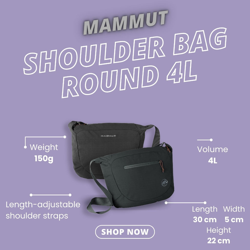 MAMMUT Shoulder Bag Round 4L (Black)