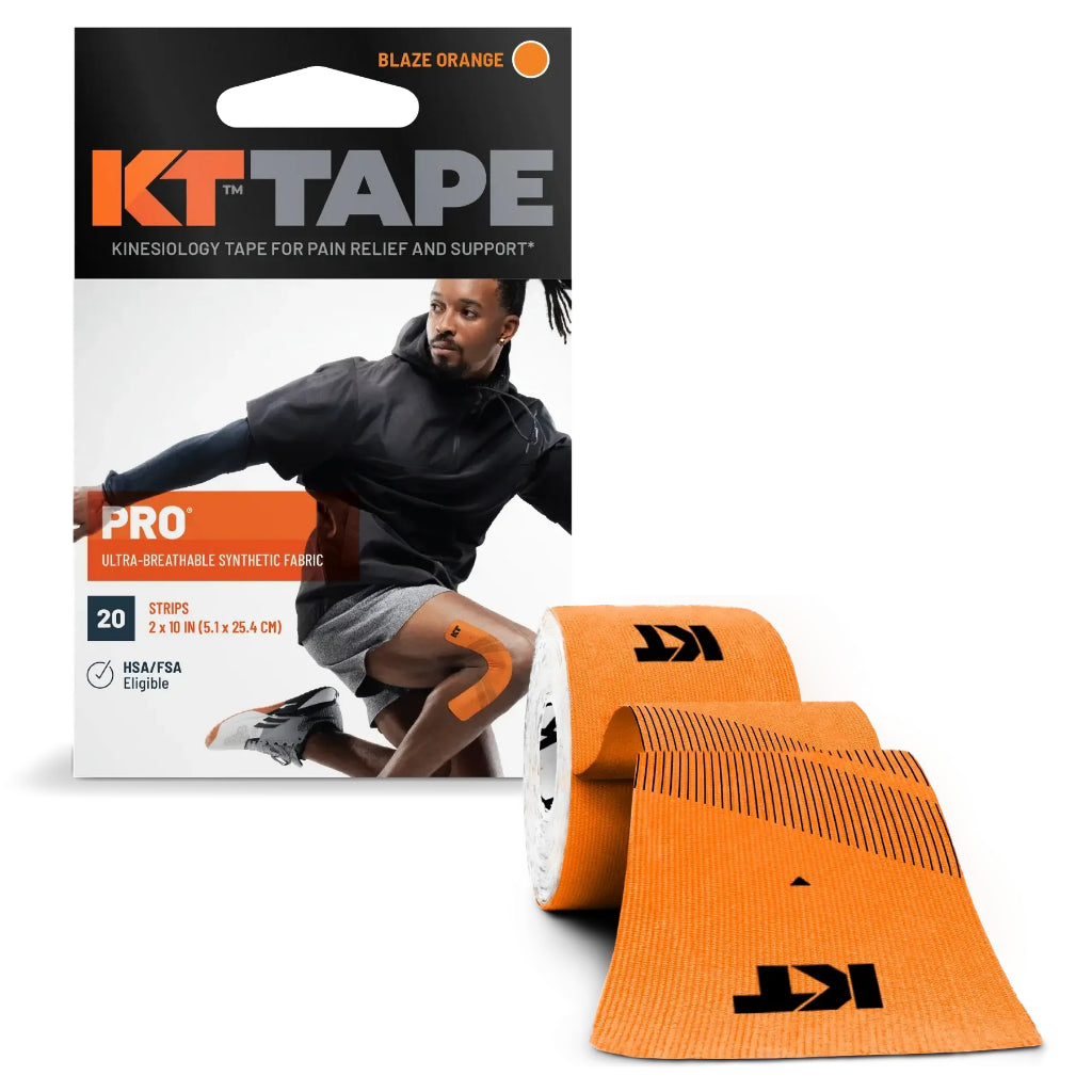 KT TAPE Pro - 20 Pre-Cut Strips | Sports tape | Recovery tape | Muscle support | Pain relief