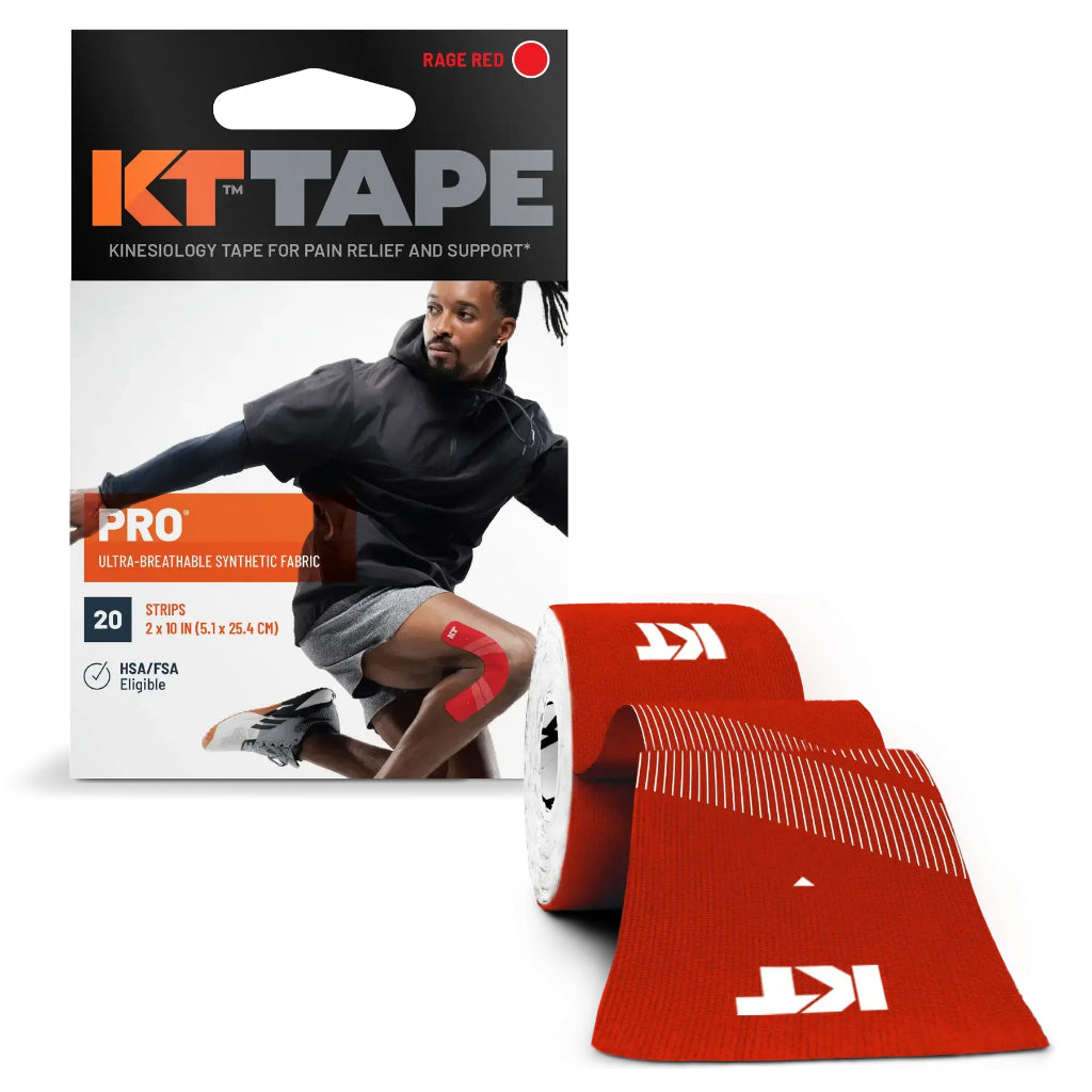 KT TAPE Pro - 20 Pre-Cut Strips | Sports tape | Recovery tape | Muscle support | Pain relief