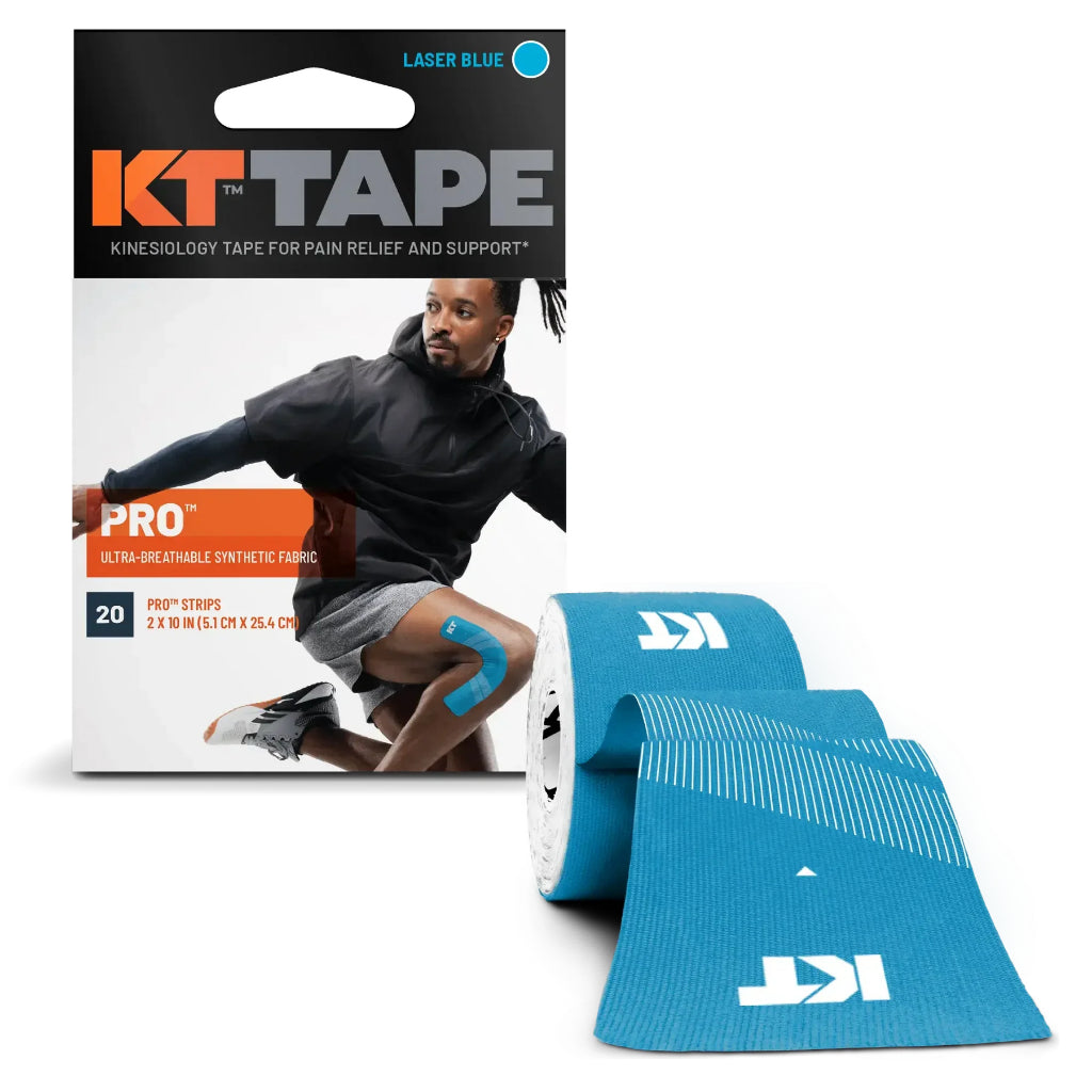 KT TAPE Pro - 20 Pre-Cut Strips | Sports tape | Recovery tape | Muscle support | Pain relief