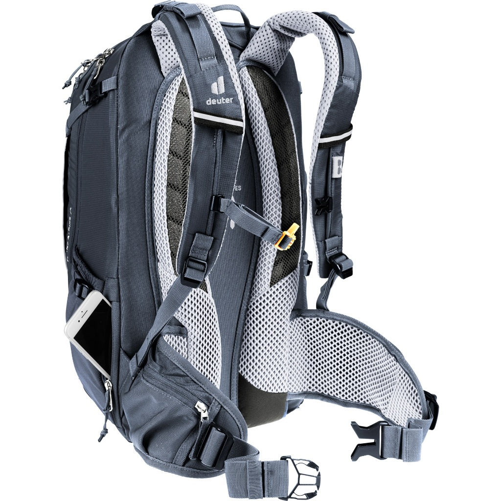 DEUTER TRANS ALPINE 24 BIKE BACKPACK (Black) + FREE GIFT(Hydration Bladder 3L)