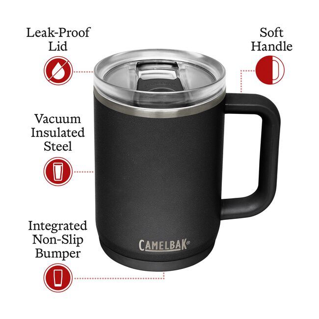 CAMELBAK THRIVE 16 OZ MUG, INSULATED STAINLESS STEEL