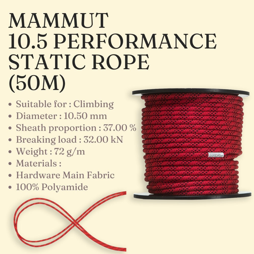 Mammut 10.5 Performance Static Rope (50m)