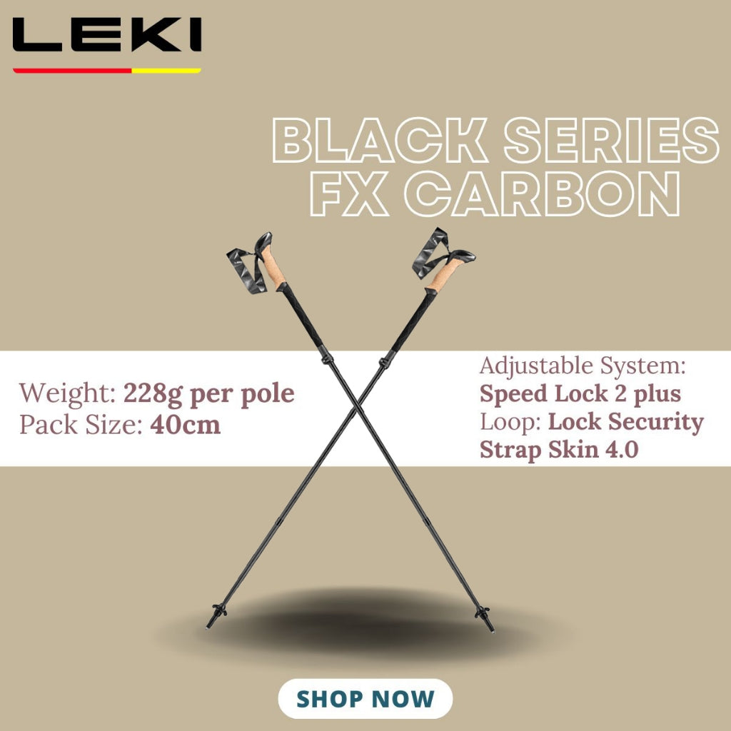 LEKI BLACK SERIES FX CARBON (One Pair)