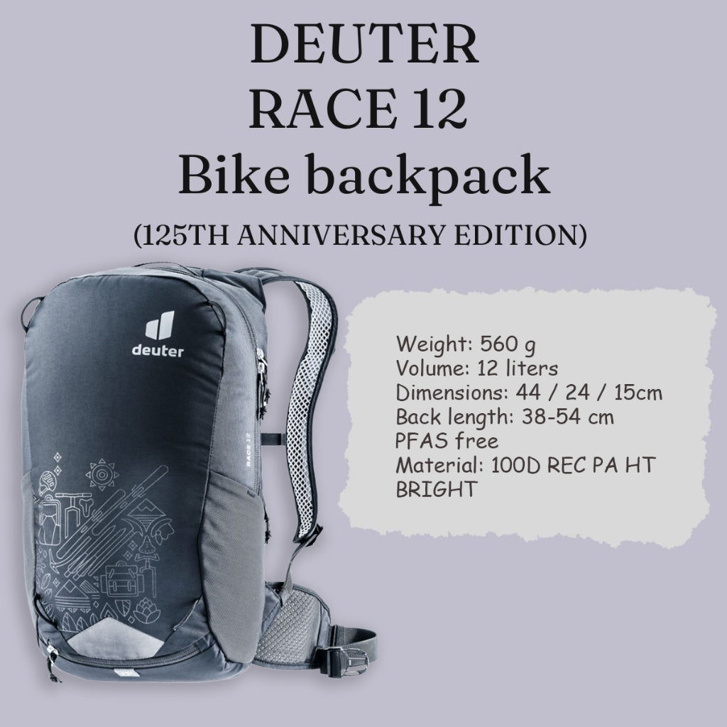 Deuter Race 12 Bike backpack (125TH ANNIVERSARY EDITION)
