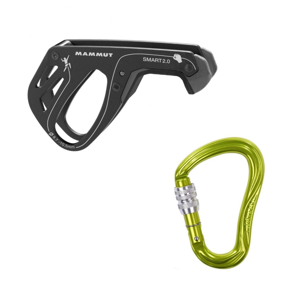 MAMMUT Smart 2.0 & KAILAS Blaze Screw Gate Carabiner Set